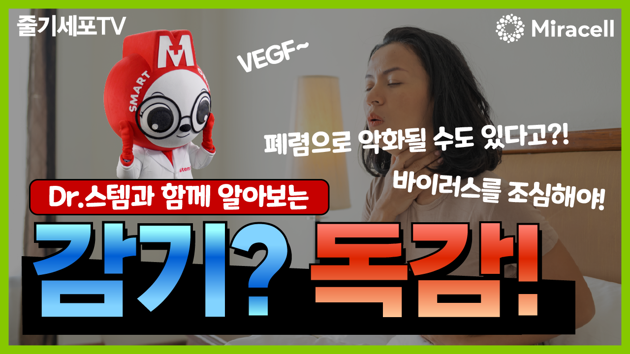 [닥터스템] 감기와 독감, 어떻게 예방할 수 있을까요?
